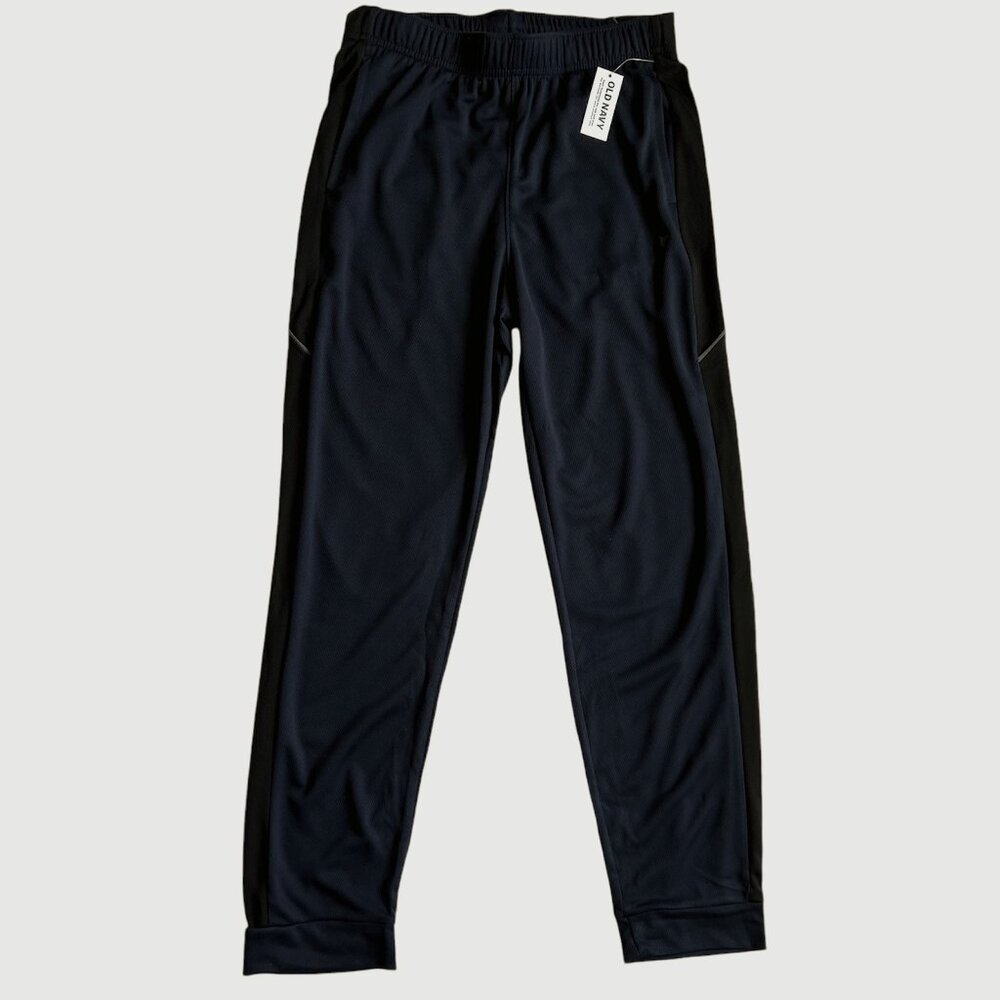Old Navy dark blue/black mesh performance pants (Boys XL, NWT)